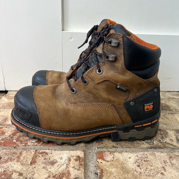 Timberland PRO Shoes Men's 10.5M Boondock 6" Waterproof Work Boots Composite Toe - Picture 1 of 13